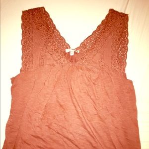 Rust colored medium summer top.